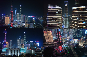 Strolling under the moonlit night, enjoying a journey through Shanghai's nightlife culture!